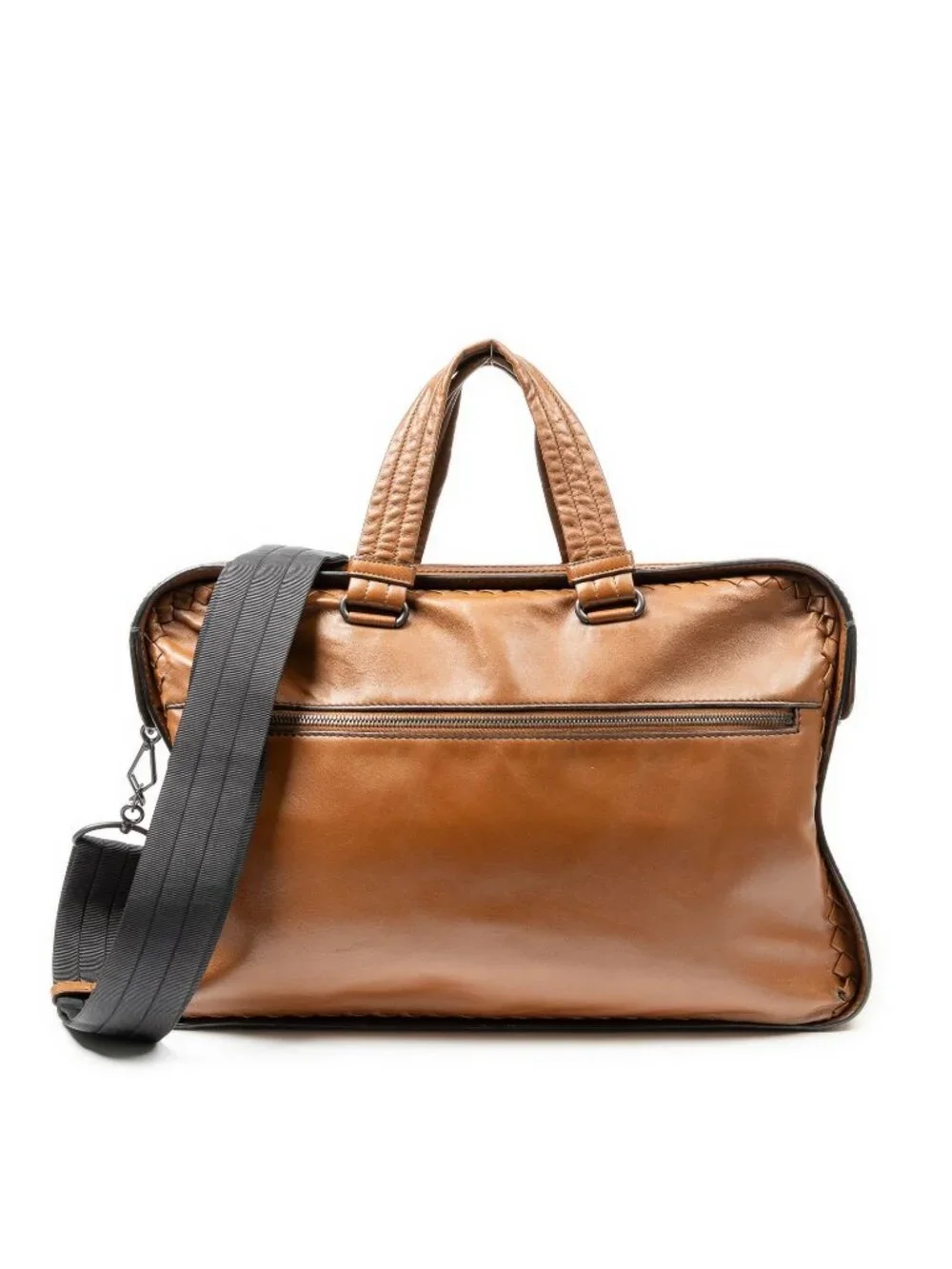 Bottega Veneta Business Bag Brown Calfskin Leather